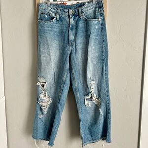 H&M Wide Leg Cropped denim